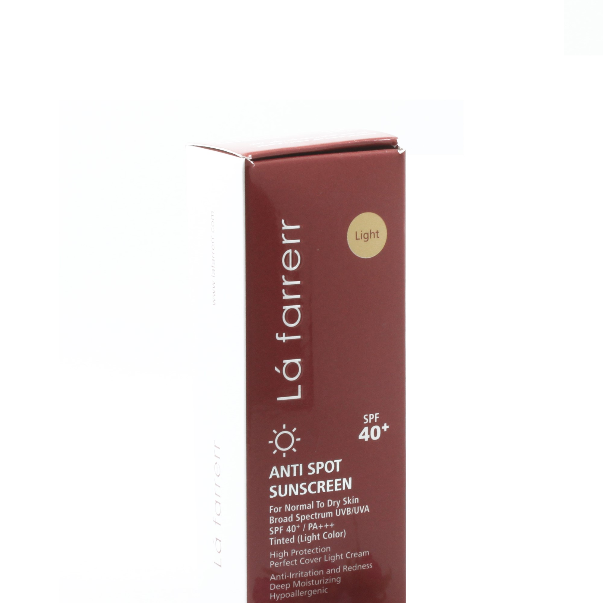 کرم ضد آفتاب و ضد لک رنگی SPF40 پوست خشک لافارر